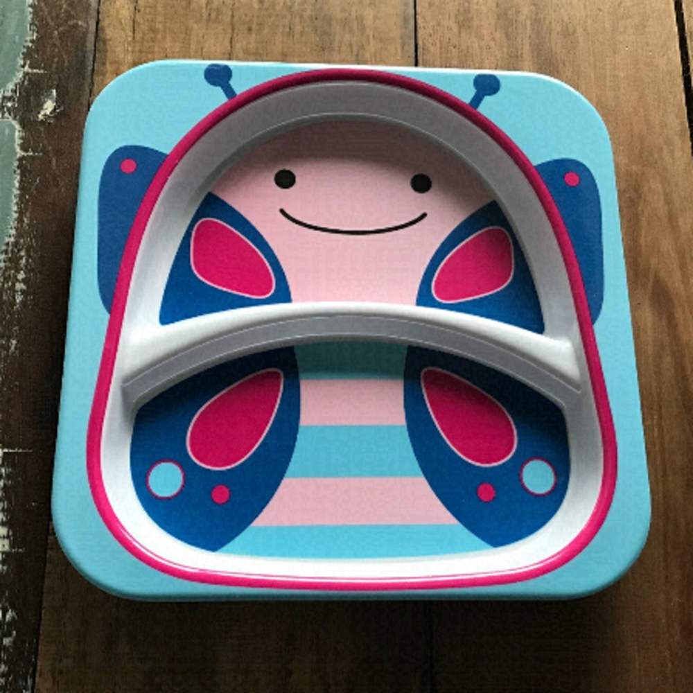 Skip Hop Plate for Kids Baby Toddler Kitchen - Butterfly 🦋